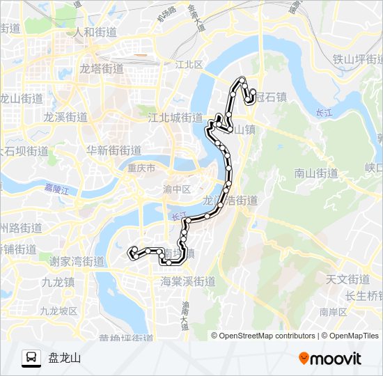 公交375路的线路图