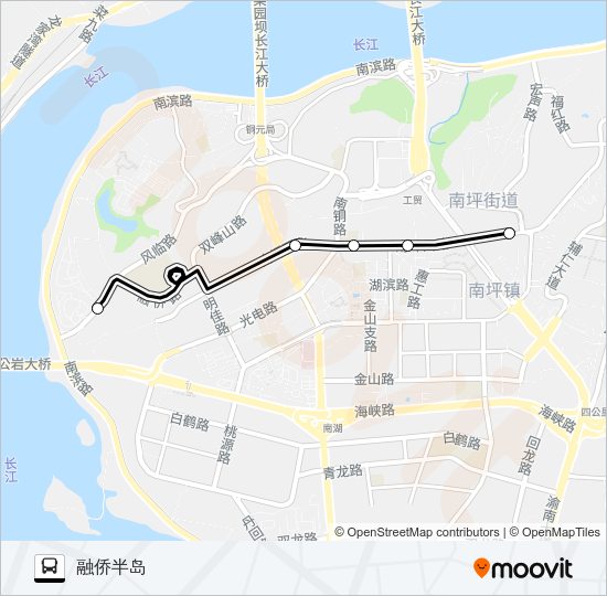 公交376路的线路图