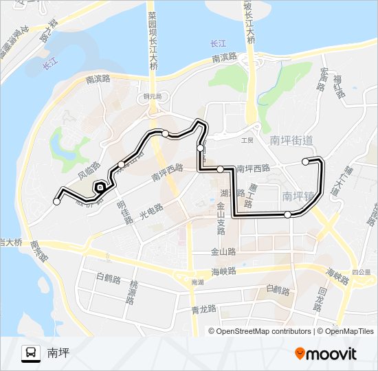 公交376路的线路图