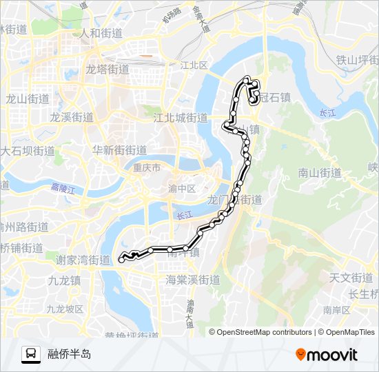公交376路的线路图