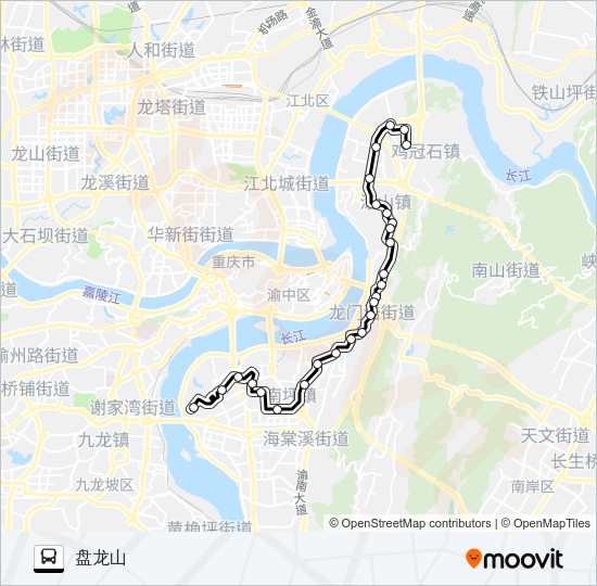 公交376路的线路图