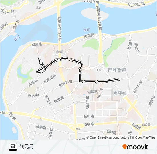 381路 Bus Line Map