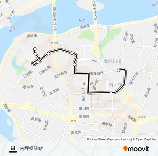381路 Bus Line Map