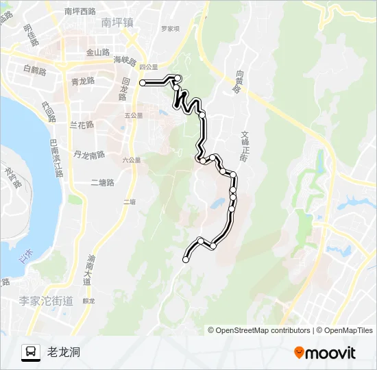 383路 Bus Line Map