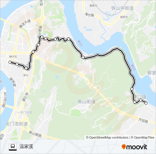 公交385路的线路图
