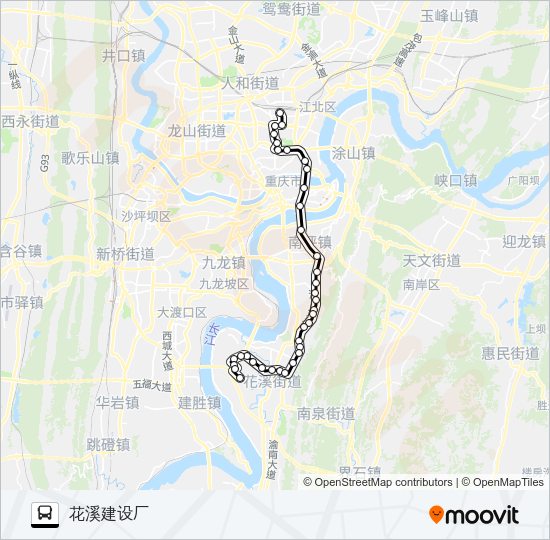 公交841路的線路圖