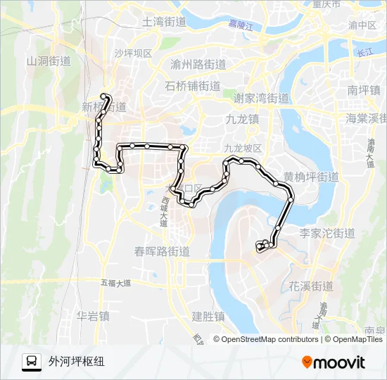 891路 Bus Line Map