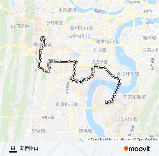 公交891路的线路图