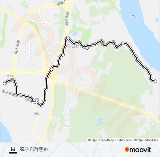 公交385区间路的线路图