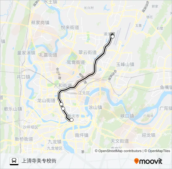 机场巴士01线 Bus Line Map