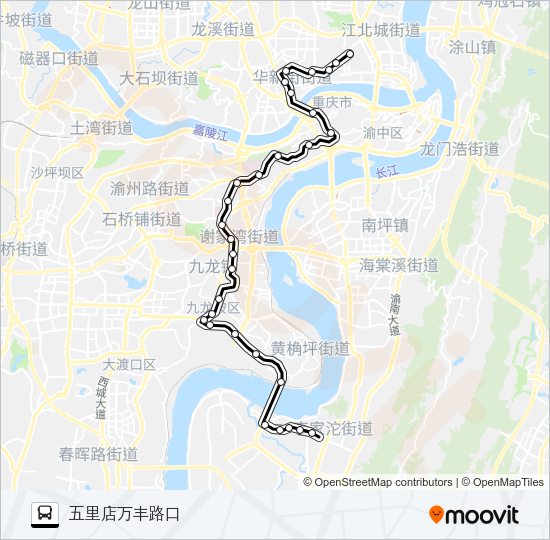 公交416路的线路图