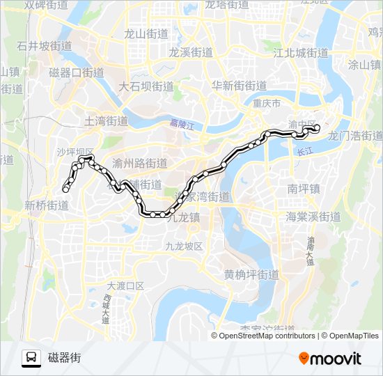 公交429路的线路图