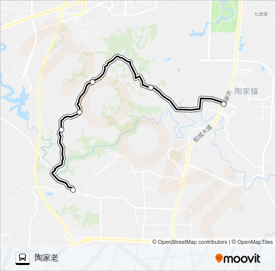 公交430路的线路图