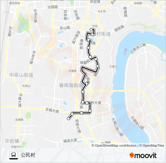 450路 Bus Line Map
