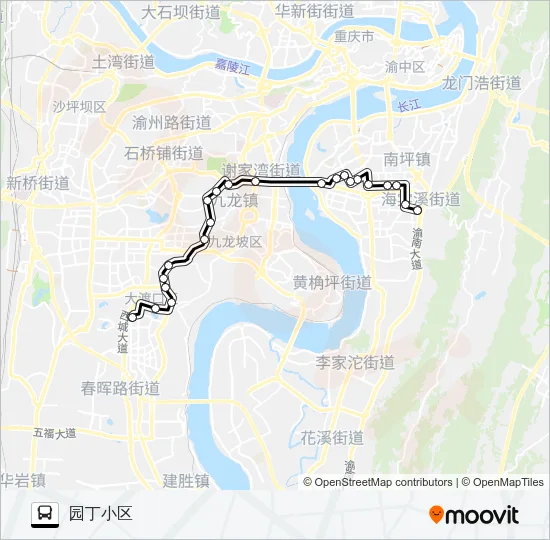 452路 Bus Line Map
