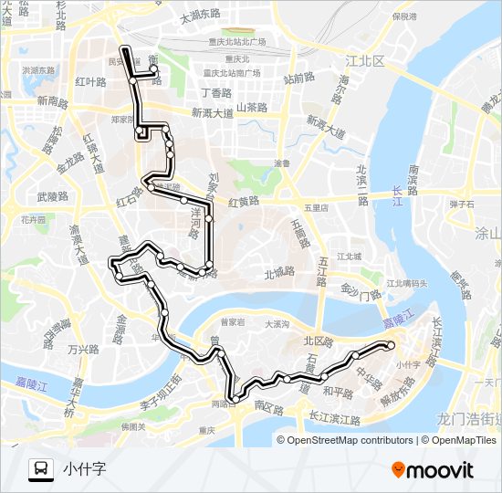 461路 Bus Line Map