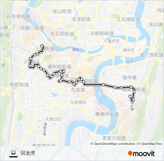 464路 Bus Line Map