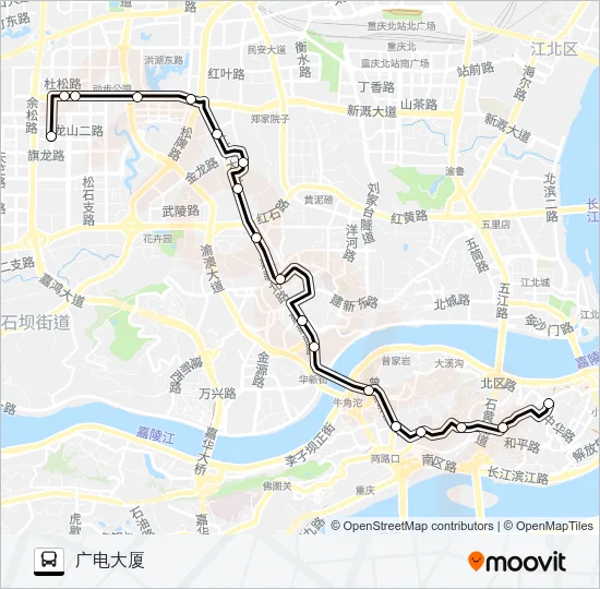 465路 Bus Line Map
