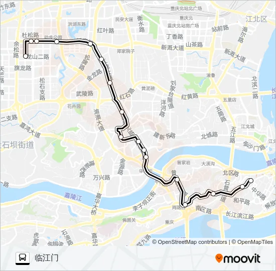 465路 Bus Line Map