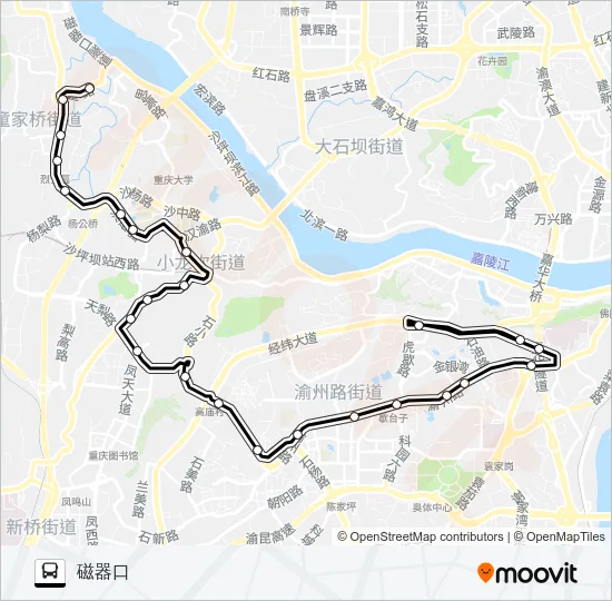 467路 Bus Line Map