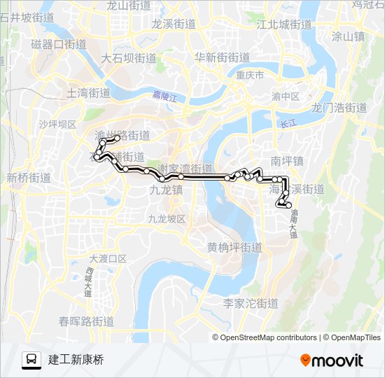 公交468路的线路图