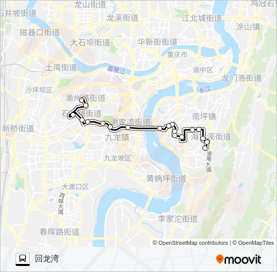 公交468路的线路图