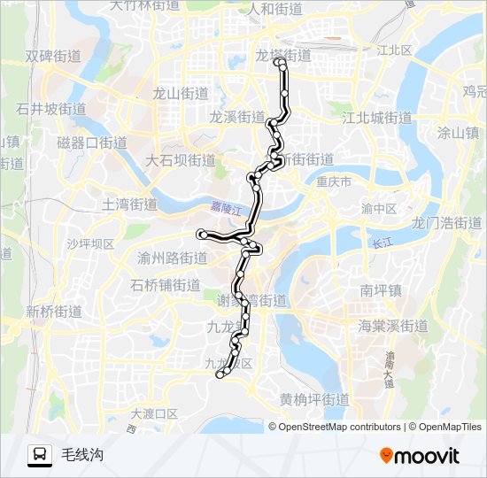 公交471路的线路图