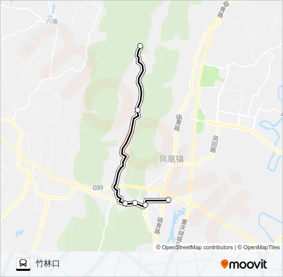 公交491定时空调路的线路图