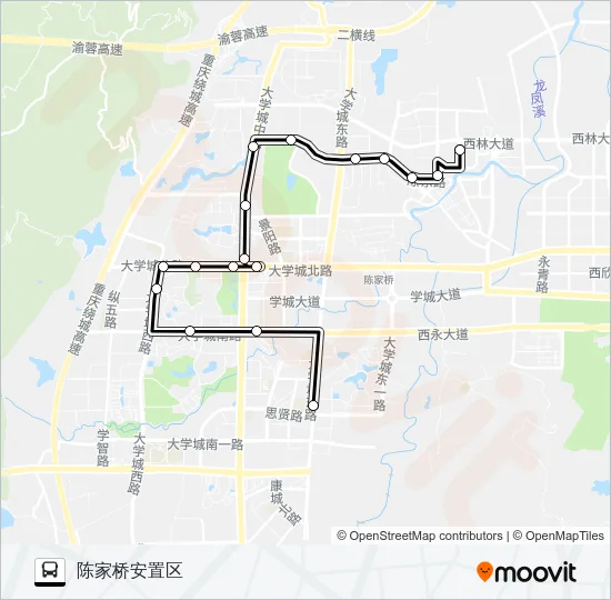 272路 Bus Line Map