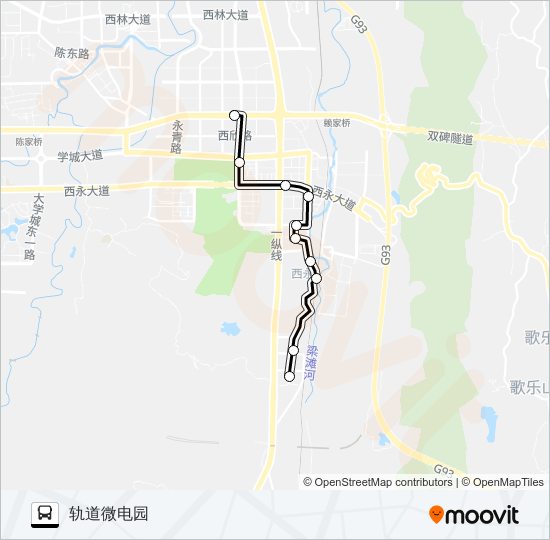 第五郡公交车线路图图片