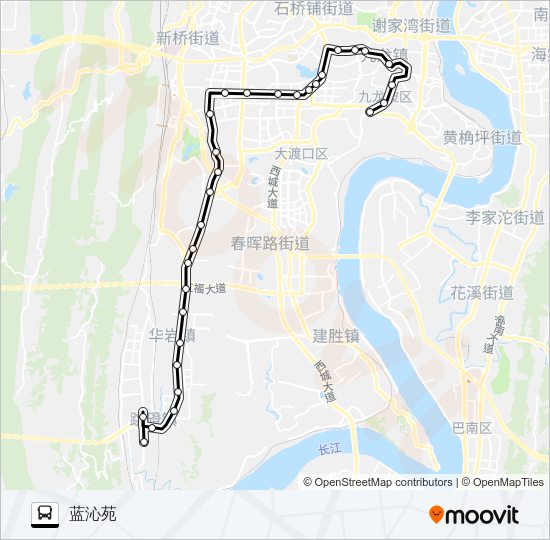 公交486路的线路图