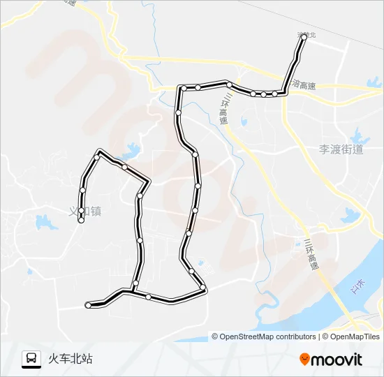504路 Bus Line Map
