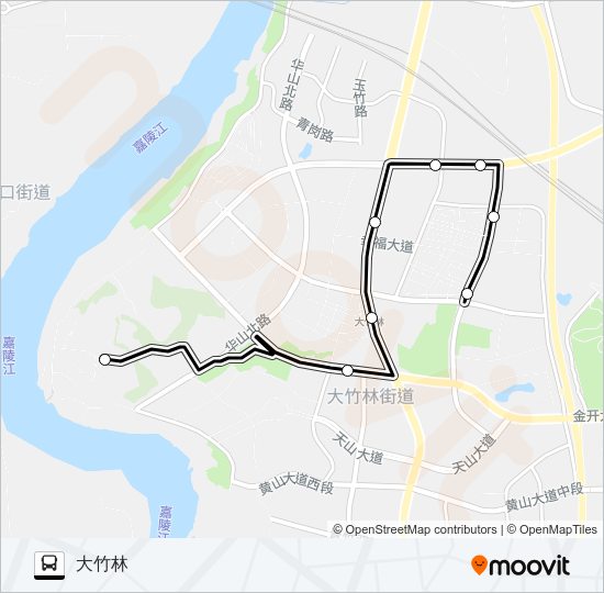 公交669路的线路图