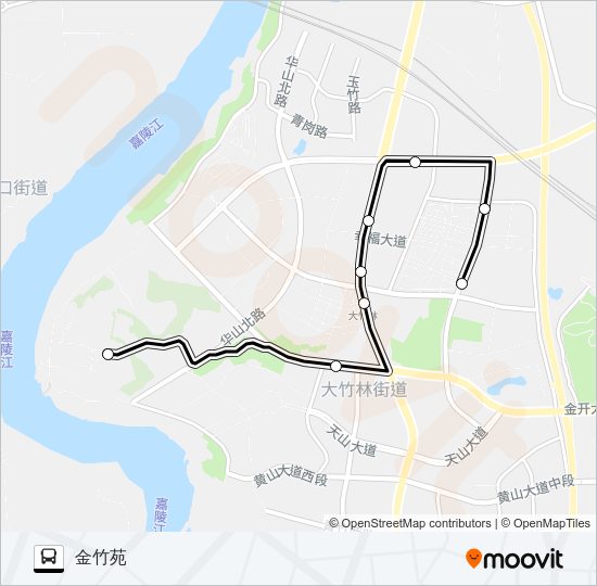 公交669路的线路图