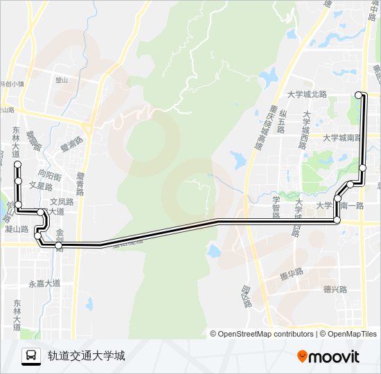 公交901路的线路图