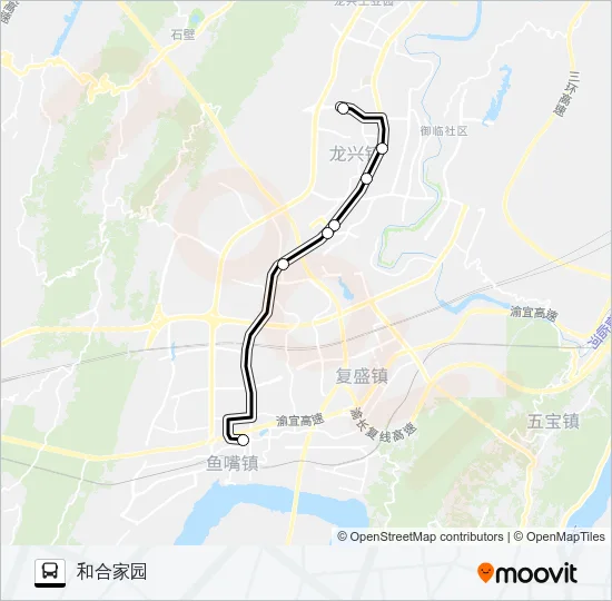 985路 Bus Line Map