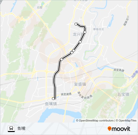 公交985路的线路图