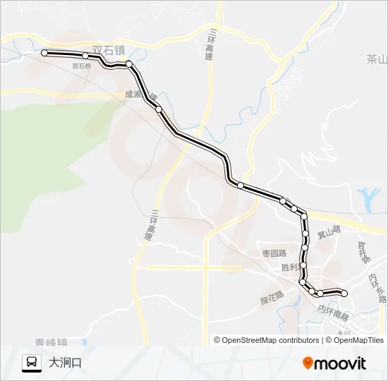 永川505路 Bus Line Map