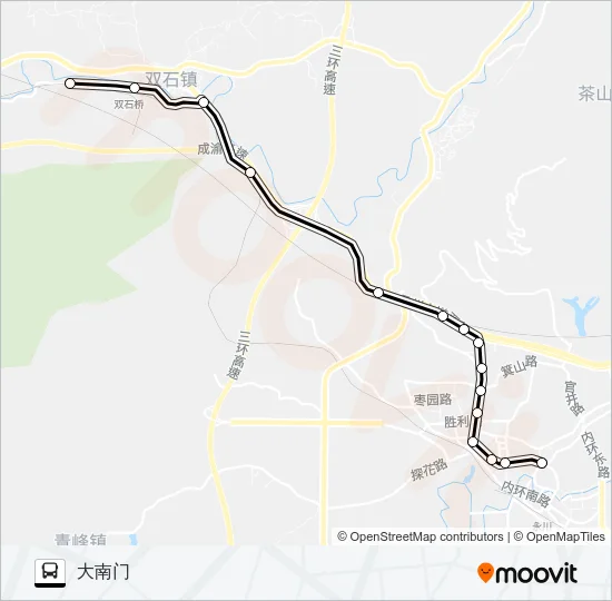 永川505路 Bus Line Map
