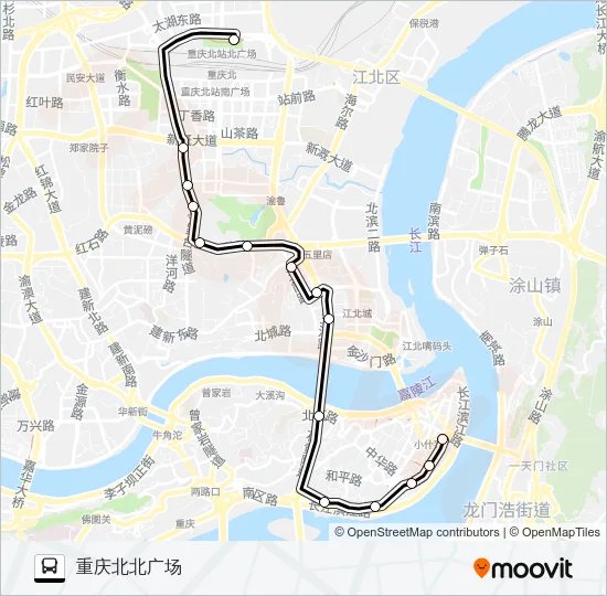 141路 Bus Line Map