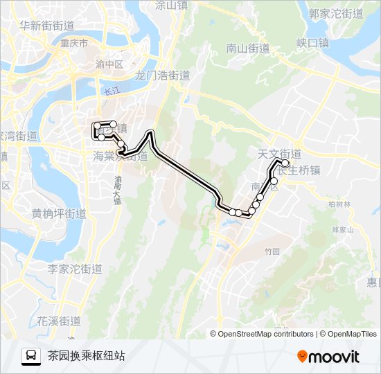 公交178路的线路图