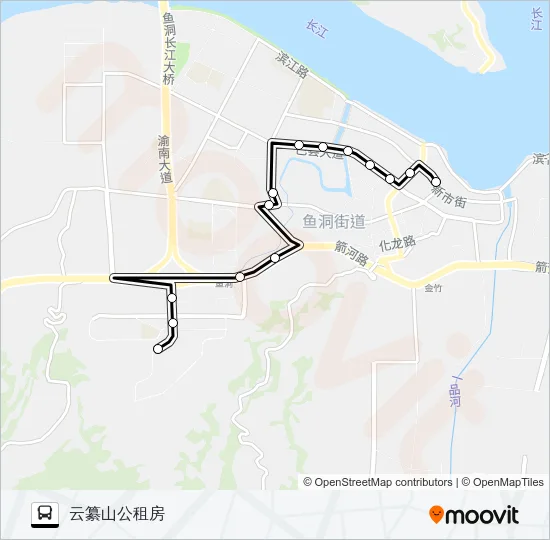 182路 Bus Line Map