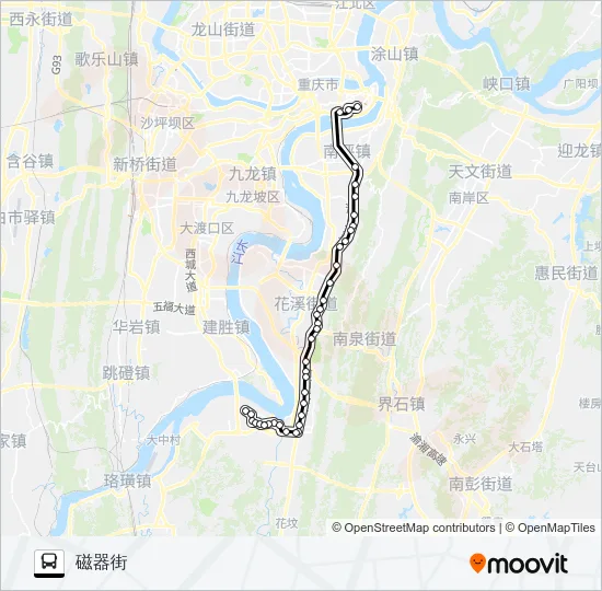 308路 Bus Line Map