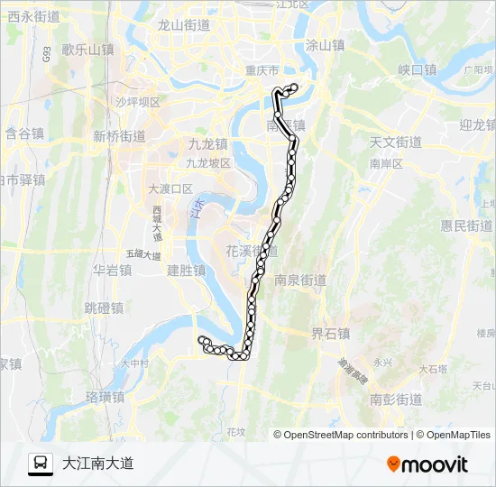308路 Bus Line Map