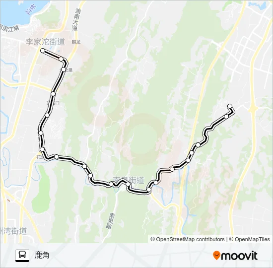 327路 Bus Line Map