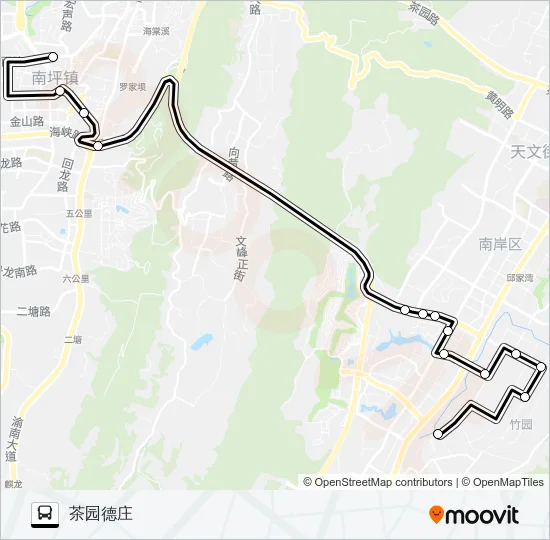 345路 Bus Line Map