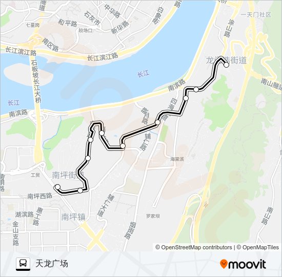 352路 Bus Line Map