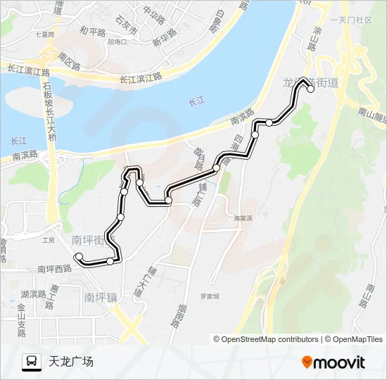 公交352路的线路图