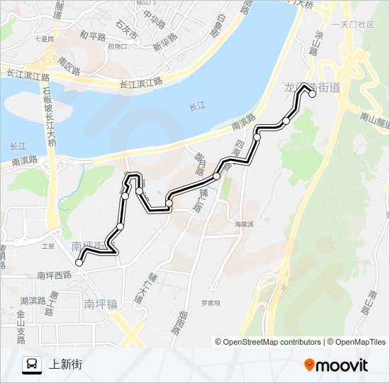 公交352路的线路图