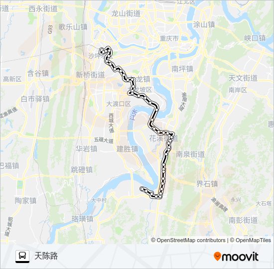 858路 Bus Line Map